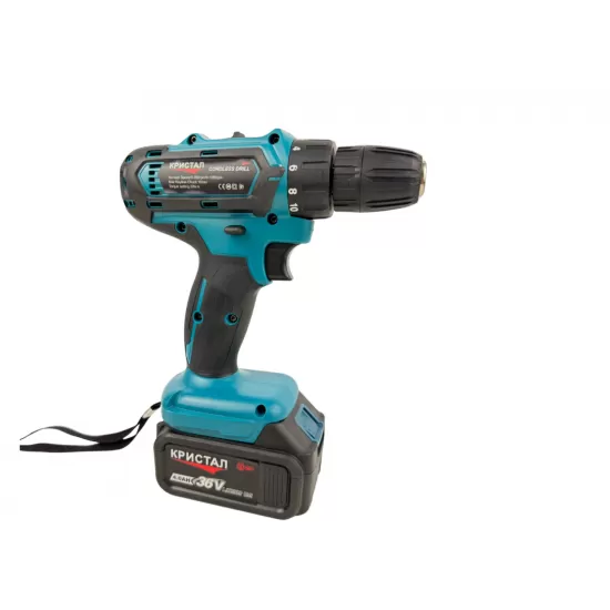 Trusă Profesională 2 în 1 DDT CRISTAL – Mașină de Găurit + Polizor unghiular, 36V, 2x baterii 4.0Ah, Încărcător Rapid