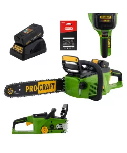 Drujba cu acumulator Procraft - PKA40LI, 40V, 4Ah, 5000Rpm