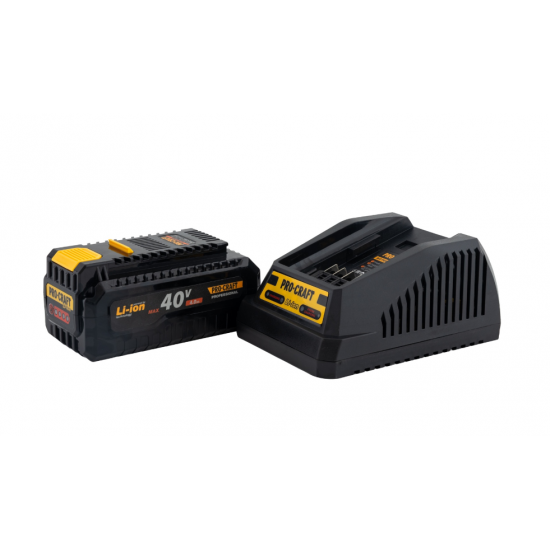 Drujba cu acumulator Procraft - PKA40LI, 40V, 4Ah, 5000Rpm