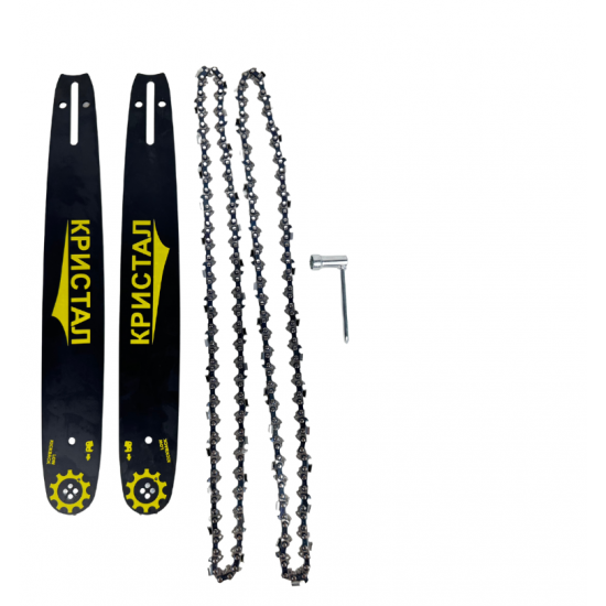 Drujba ,mini fierastrau cu 2 acumulator DDT-CRISTAL, 48V,1600W,4800rot/min,5A,Brushless, Motor fără perii, Lungimea lamei de 405mm, 2 lame,2 lanturi,Ideala pentru taierea lemnelor de foc