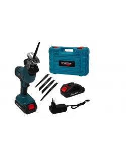 Fierăstrău tip sabie cu acumulator DDT CRISTAL 36V, Viteza Variabila , Adancime de Taiere 115mm Lemn, 8mm Otel, 12mm Aluminiu, 2 baterii + încărcător, valiză de transport