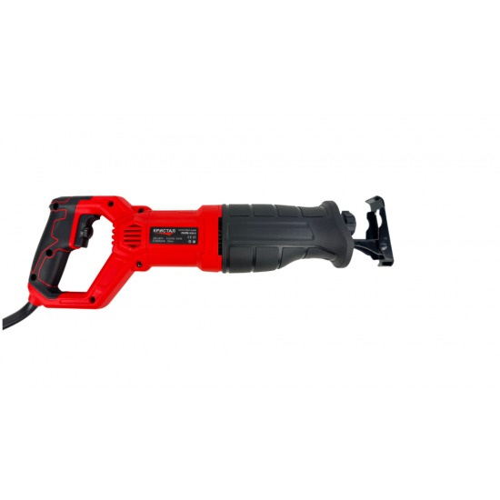 Fierastrau pendular tip sabie DDT CRISTAL, Adancime de Taiere 200 mm Lemn, 8mm Otel, 12mm Aluminiu, 900 W, Viteza Variabila 3000 rpm, ROSU