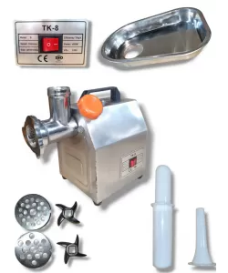Masina de Tocat Carne MK-8 carcasa inox, 70 kg/h, 650 w