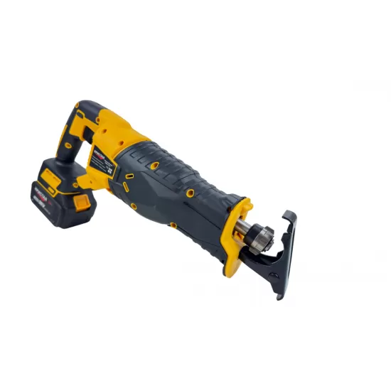 Fierăstrău tip sabie cu acumulator DDT CRISTAL, 36V, Viteza Variabila, Adancime de Taiere 115mm Lemn, 8mm Otel, 12mm Aluminiu, 2x baterii 4.0Ah, încărcător + 4 panze diferite incluse