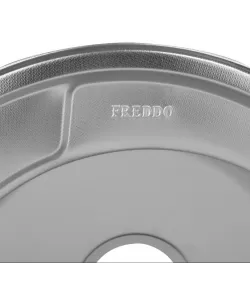 Chiuveta Inox Freddo SN7000/Q32, pentru blat Q32, rotunda, anticalcar, diametru 49 cm, adancime 17 cm