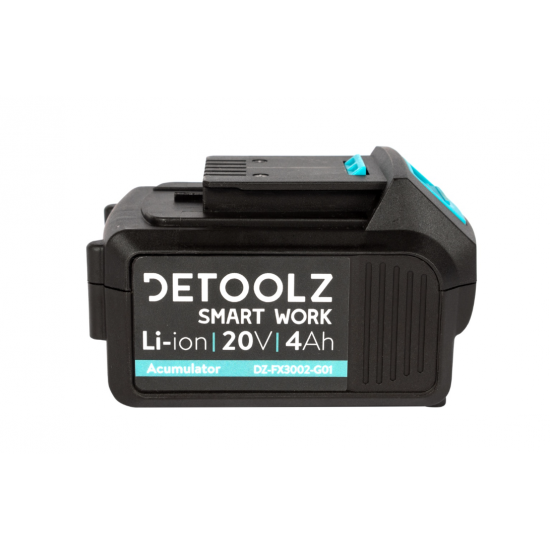 Acumulator Li-Ion, Detoolz, 20V, 4Ah