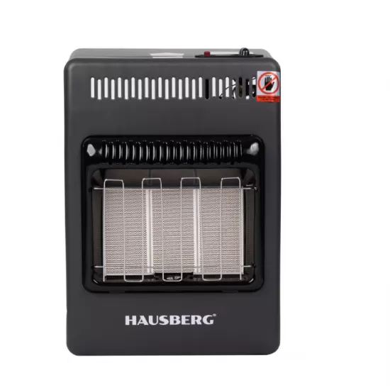 Mini Soba pe gaz GPL Hausberg , aprindere piezo-electrica, 3 placi de incalzire ceramic putere totala 4.2kW, sistem de oprire automata a gazului, Negru Mini Soba pe gaz GPL Hausberg , aprindere piezo-electrica, 3 placi de incalzire ceramic putere totala 4.2kW, sistem de oprire automata a gazului, Negru