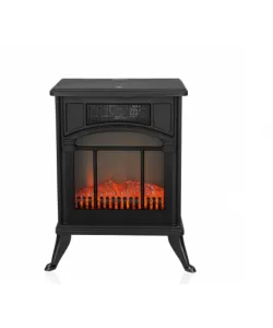 Semineu electric Zilan ZLN2051, 2 trepte de putere 1900W, element de incalzire PTC, afisaj realistic