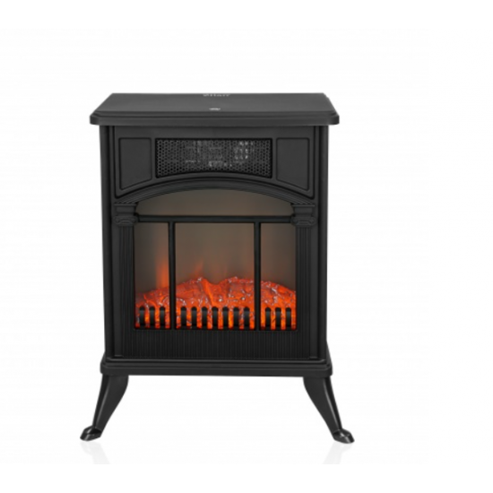 Semineu electric Zilan ZLN2051, 2 trepte de putere 1900W, element de incalzire PTC, afisaj realistic