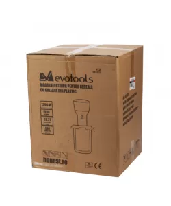 Moara Electrica pentru Cereale cu Galeata din Plastic Evotools 25 L