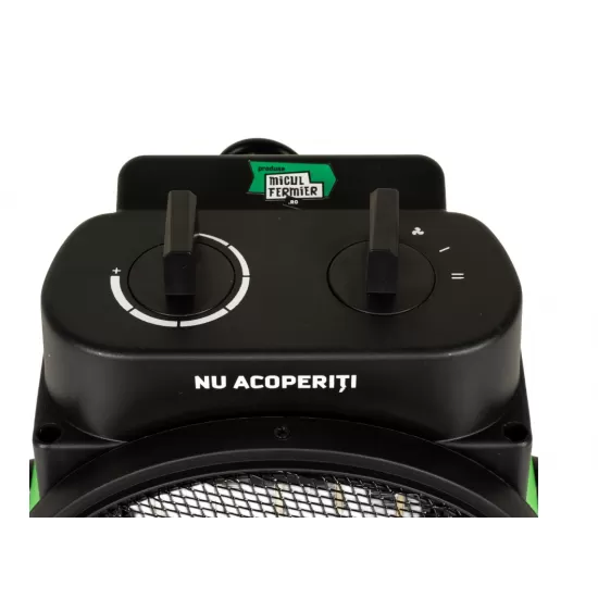 Aeroterma electrica Micul Fermier, 1800/3000W, element de incalzire ceramic