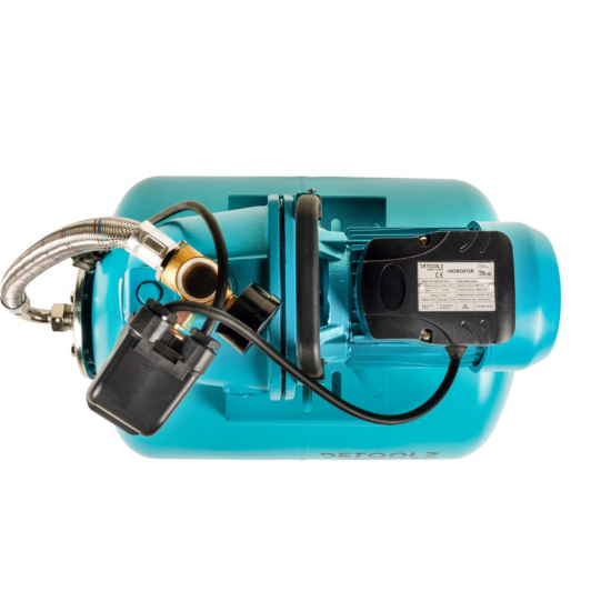 Hidrofor Detoolz 1.1 kW, debit maxim 2480lh, inaltime maxima de pompare 45m, corp pompa fonta, butelie 50L, ejector