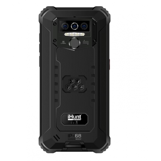 Telefon Mobil iHunt TITAN P8000 PRO, 4G+, 8000mAh, Triple Camera 13MP, 5.5-inch HD+ Gorilla Glass, IP68, 4GB + 32GB, Android 10, Black