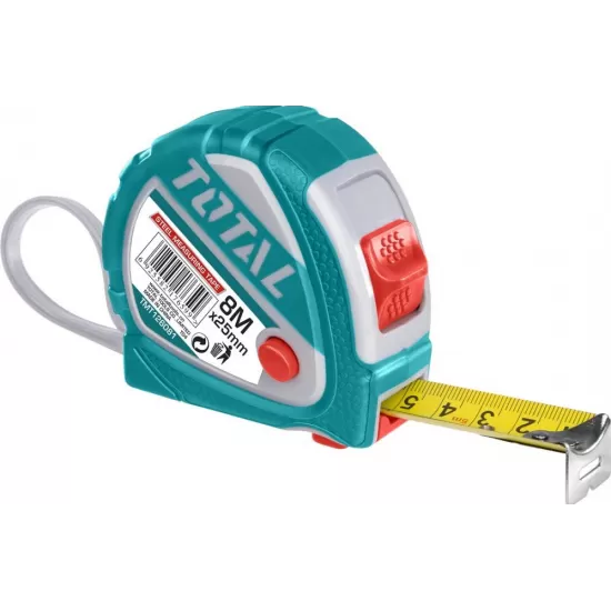 TOTAL – RULETA 8M X 25MM – BUTON 3 FUNCTII TOTAL – RULETA 8M X 25MM – BUTON 3 FUNCTII