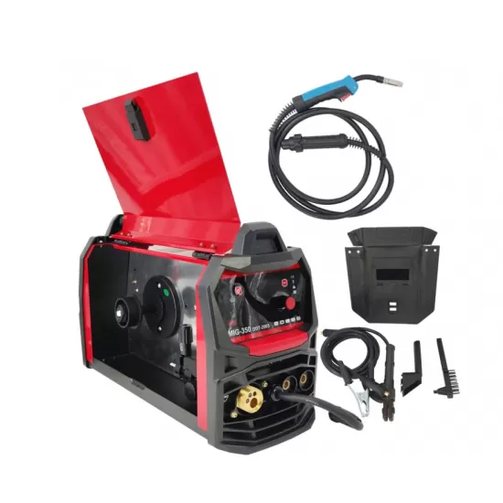 Pachet Invertor/Aparat de sudura, DDT-2005, cu rola sarma si electrod/gaz, MIG/MMA DDT PROFESSIONAL, 350, Sarma de sudura + Masca de sudura cu cristale Pachet Invertor/Aparat de sudura, DDT-2005, cu rola sarma si electrod/gaz, MIG/MMA DDT PROFESSIONAL, 350, Sarma de sudura + Masca de sudura cu cristale
