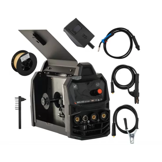 Invertor/Aparat de sudura MIG/MMA DDT PROFESIONAL cu Electrozi si Sarma, 220 V, 350A