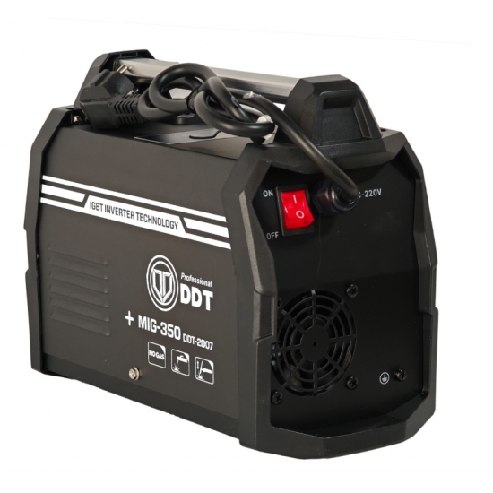 Invertor/Aparat de sudura MIG/MMA DDT PROFESIONAL cu Electrozi si Sarma, 220 V, 350A