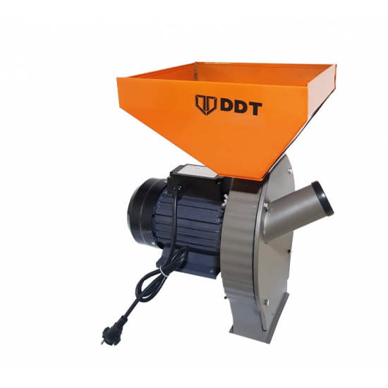 Moara Cuva Mare macinat cereale, boabe si stiuleti, DDT, 3500 W, 3000 rpm, 200 kg/h + Cutite tocat