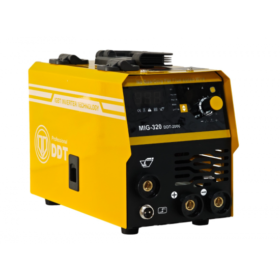 Invertor/Aparat de sudura MIG/MMA DDT PROFESIONAL cu Electrozi si Sarma, 220 V, 320A
