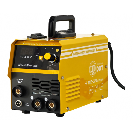 Invertor/Aparat de sudura MIG/MMA DDT PROFESIONAL cu Electrozi si Sarma, 220 V, 320A