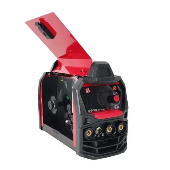 Invertor/Aparat de sudura MIG/MMA DDT PROFESIONAL cu Electrozi si Sarma, 220 V, 300A + 3 Role Sarma 0.8-1.0 mm Invertor/Aparat de sudura MIG/MMA DDT PROFESIONAL cu Electrozi si Sarma, 220 V, 300A + 3 Role Sarma 0.8-1.0 mm