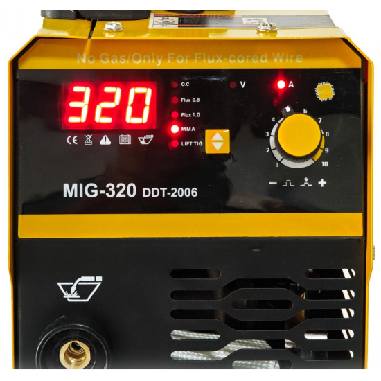 Pachet Invertor/Aparat de sudura MIG/MMA DDT PROFESIONAL cu Electrozi si Sarma, 220 V, 320A + Masca de sudura cu cristale