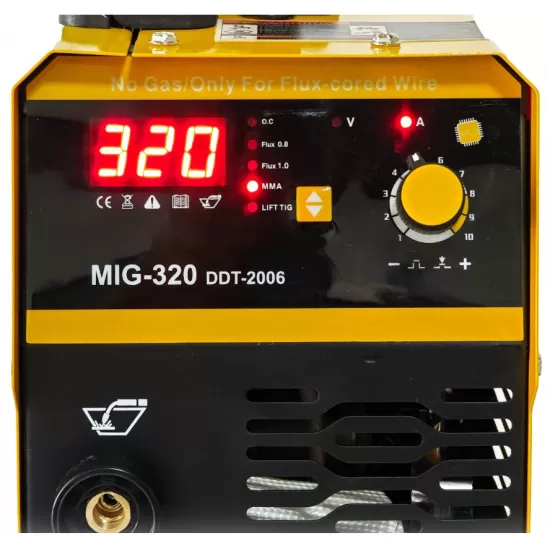 Pachet Invertor/Aparat de sudura MIG/MMA DDT PROFESIONAL cu Electrozi si Sarma, 220 V, 320A + Masca de sudura cu cristale Pachet Invertor/Aparat de sudura MIG/MMA DDT PROFESIONAL cu Electrozi si Sarma, 220 V, 320A + Masca de sudura cu cristale