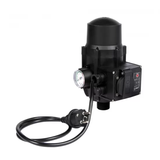 Pompa submersibila, DDT, 3QJD-1.1, 1.1 kW, Inox, 75 mm diametru, 10 turbine + Presostat electronic automat, DDT, LS-4 + accesorii Pompa submersibila, DDT, 3QJD-1.1, 1.1 kW, Inox, 75 mm diametru, 10 turbine + Presostat electronic automat, DDT, LS-4 + accesorii