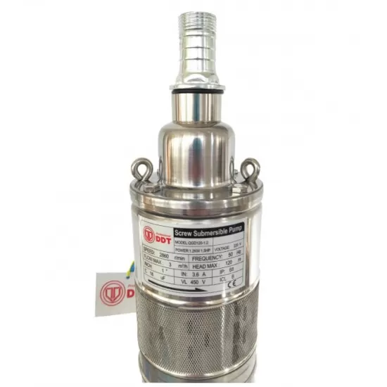 Pompa submersibila, DDT, QGD120, Inox complet, suruburi inox, sita protectie, 20 m cablu, 120 m, 3 m³/h + Presostat electronic automat, DDT, LS-4 Pompa submersibila, DDT, QGD120, Inox complet, suruburi inox, sita protectie, 20 m cablu, 120 m, 3 m³/h + Presostat electronic automat, DDT, LS-4