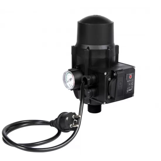 Pompa submersibila, DDT, QGD120, Inox complet, suruburi inox, sita protectie, 20 m cablu, 120 m, 3 m³/h + Presostat electronic automat, DDT, LS-4 Pompa submersibila, DDT, QGD120, Inox complet, suruburi inox, sita protectie, 20 m cablu, 120 m, 3 m³/h + Presostat electronic automat, DDT, LS-4