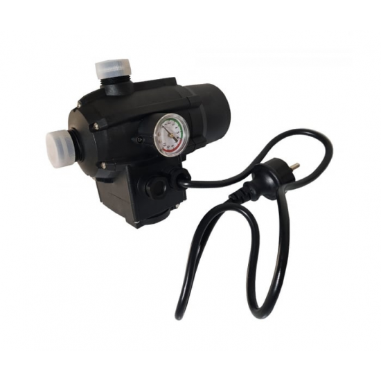 Pompa submersibila, DDT, QGD120, Inox complet, suruburi inox, sita protectie, 20 m cablu, 120 m, 3 m³/h + Presostat electronic automat, DDT, LS-4