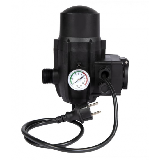 Pompa submersibila de mare adancime, DDT, QJD12-120-1.8, 1800 W, 8 m³/h, 12 turbine, Inox + Presostat electronic automat, DDT, LS-4