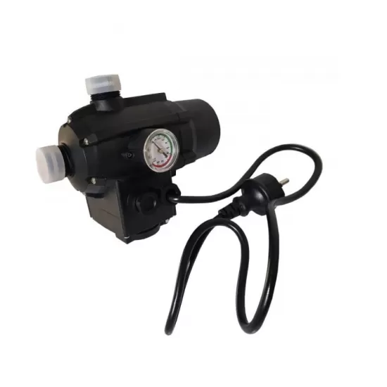 Pompa submersibila de mare adancime, DDT, QJD12-120-1.8, 1800 W, 8 m³/h, 12 turbine, Inox + Presostat electronic automat, DDT, LS-4 Pompa submersibila de mare adancime, DDT, QJD12-120-1.8, 1800 W, 8 m³/h, 12 turbine, Inox + Presostat electronic automat, DDT, LS-4