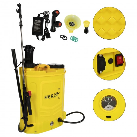 Pompa stropit 2 in 1 (acumulator+manuala) Herly