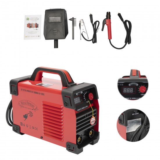 Aparat de sudura cu invertor LV250S Micul Fermier, Invertor, MMA, 250 A