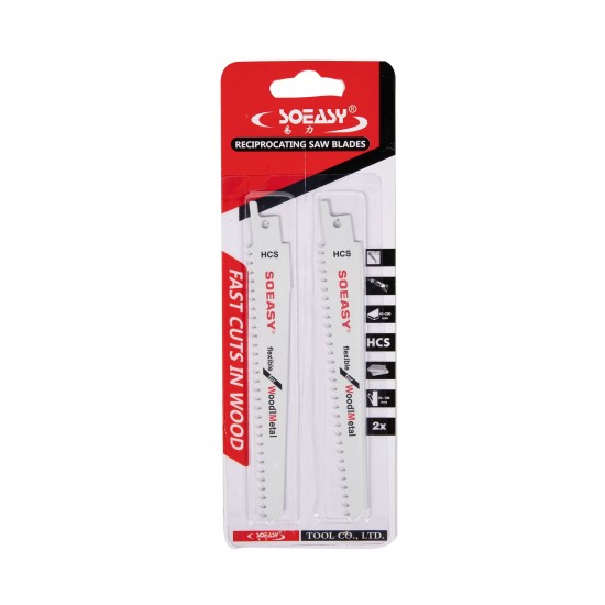 Set 2 lame pendular sabie 150*19*0.9 6TPI lemn HCS Set 2 lame pendular sabie 150*19*0.9 6TPI lemn HCS