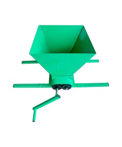 Zdrobitor pentru struguri manual Gospodar Ax inox, 500 kg/h, cuva 35 Litri
