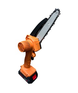MINI DRUJBA - FIERĂSTRĂU DE MÂNA 5AH, 750W, 24V, 2 LANTURI 