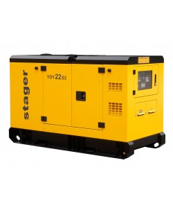  Generator insonorizat diesel trifazat Stager YDY22S3 20kVA, 29A, 1500rpm