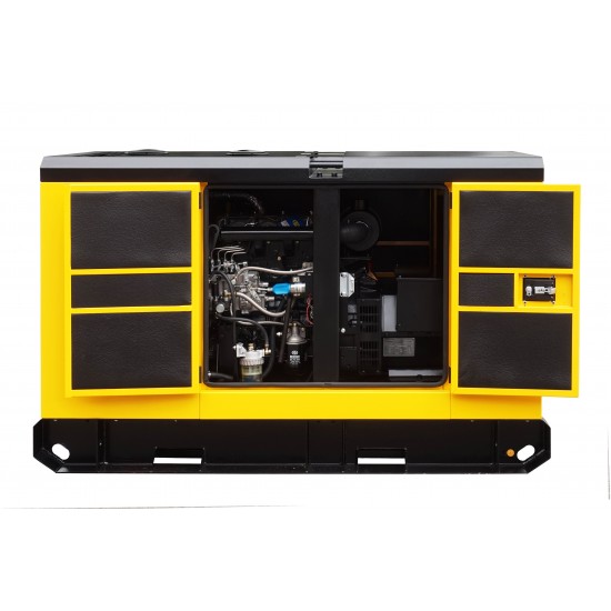 Generator insonorizat diesel trifazat Stager YDY22S3 20kVA, 29A, 1500rpm