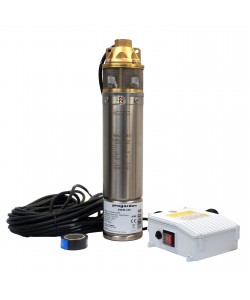  Pompa submersibila ProGARDEN 4SKM100, 1", 750W, apa curata, 50L/min, 55m, flansa cupru