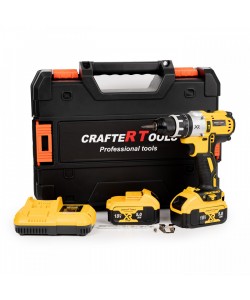 Masina de gaurit si insurubat (Bormasina) Crafter Tools 18V 5Ah Mandrina Fier