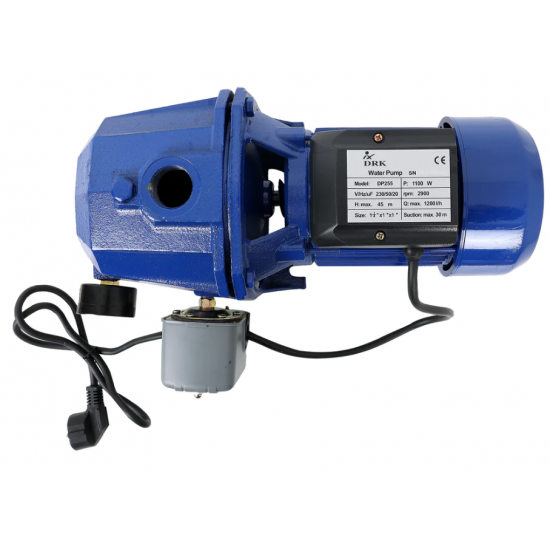 Pompa hidrofor cu ejector, DRK DP255, 1100W, 1200l/h