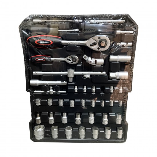 Trusa de scule Profesionala 599 Piese KRAFT PRO +Troler transport