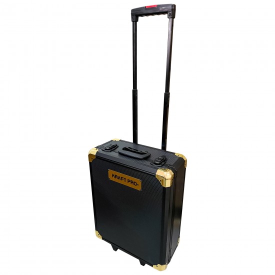 Trusa de scule Profesionala 599 Piese KRAFT PRO +Troler transport