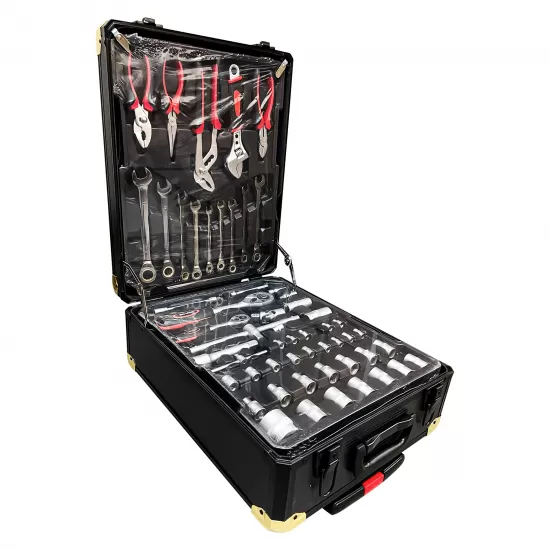 Trusa de scule Profesionala 599 Piese KRAFT PRO +Troler transport