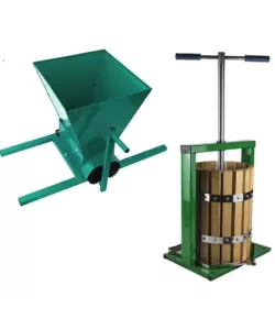 Set Zdrobitor struguri manual Pandora 300-350Kg/Ora, 25 Litri + Teasc Lemn Vilen 25L Set Zdrobitor struguri manual Pandora 300-350Kg/Ora, 25 Litri + Teasc Lemn Vilen 25L