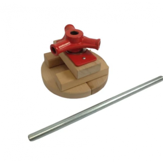 Presa manuala pentru struguri din lemn, ELEFANT FP-6, 6L