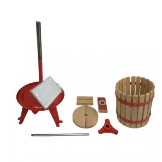 Presa manuala pentru struguri din lemn, ELEFANT FP-6, 6L