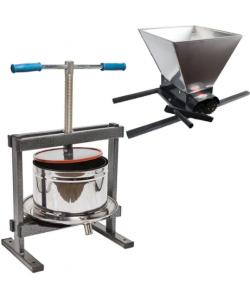 Set Zdrobitor Struguri Elefant HGP-50S, 180kg/Ora + Teasc inox VILEN 10L